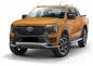 Preview: EU-Frontschutzrohr D: 70 mm inkl. Unterfahrschutzplatte, Edelstahl poliert, inkl. EG-Genehmigung für Ford Ranger Modell 2023